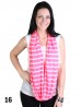 Jersey Striped Double Loop Scarf